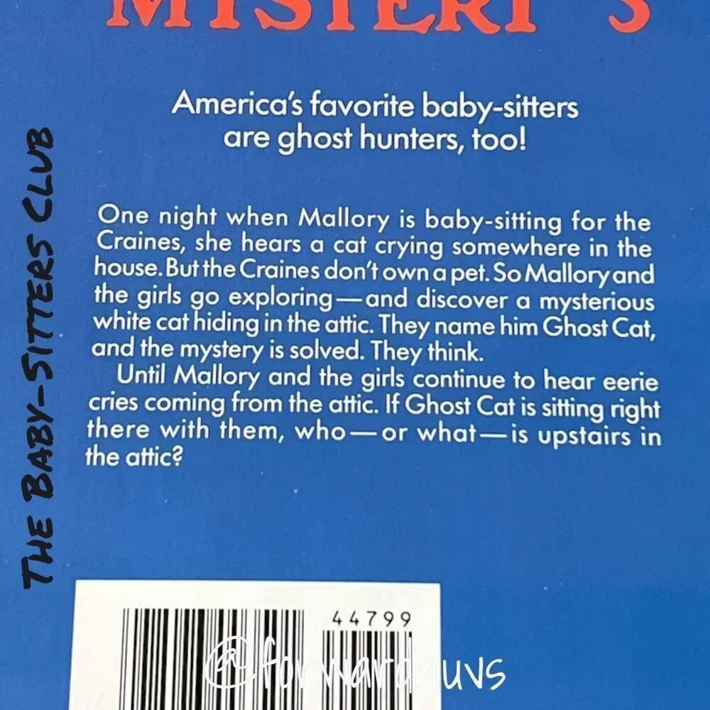 Bundle Sale 3 for $15 | Baby-Sitters Club | Mystery #3 | Vintage 1992